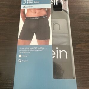 Calvin Klein Men's Black Boxer Briefs - 3 Pack